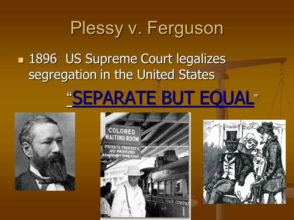 The segregation for separate but equal essay